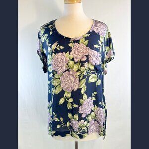 Rag & Bone Floral 100% Silk Blouse - Size M